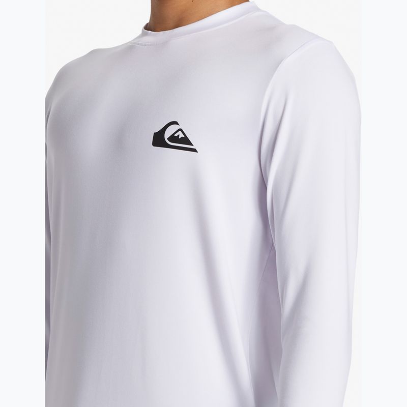 Vyriški marškinėliai ilgomis rankovėmis Quiksilver Everyday Surf Tee white/white 4