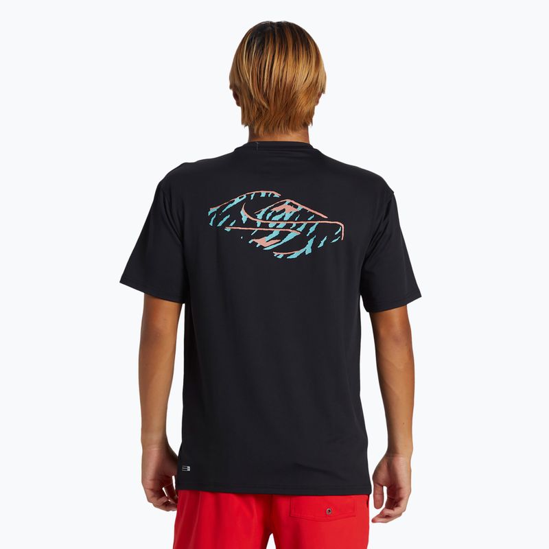 Vyriški plaukimo marškinėliai Quiksilver Everyday Surf Tee black/white 2