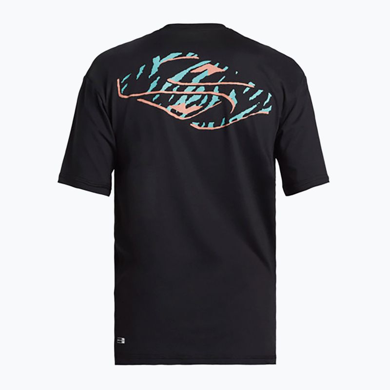 Vaikiški plaukimo marškinėliai Quiksilver Everyday Surf Tee black/white 6