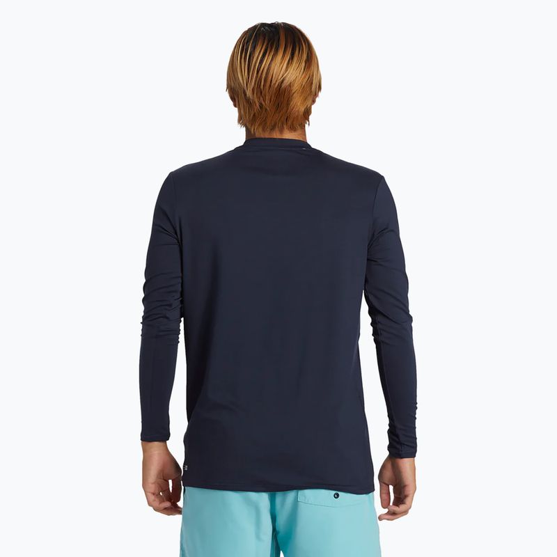 Vyriški plaukimo marškinėliai ilgomis rankovėmis Quiksilver Everyday Surf Tee dark navy 3