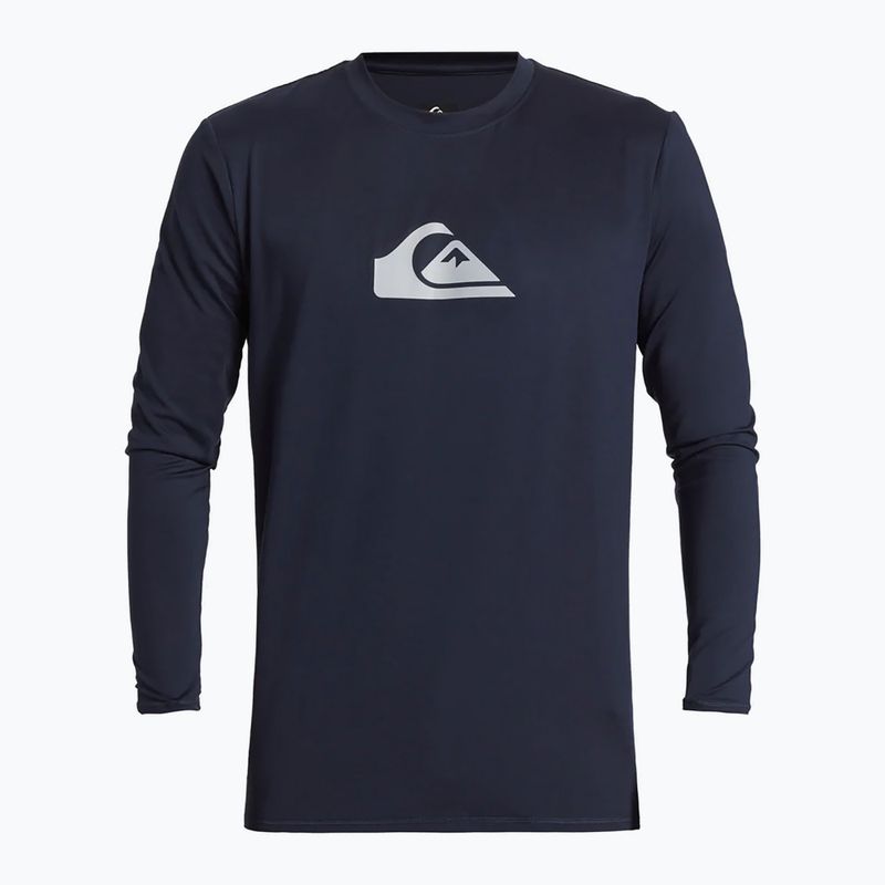 Vyriški plaukimo marškinėliai ilgomis rankovėmis Quiksilver Everyday Surf Tee dark navy 5