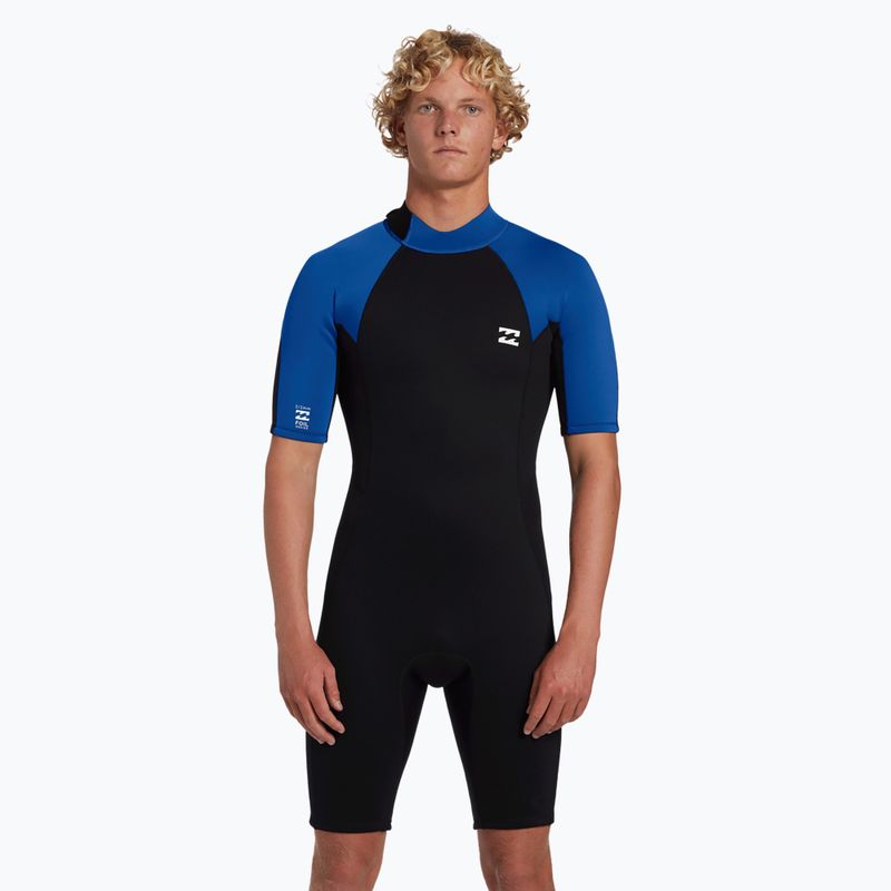 Vyriškas plaukimo hidrokostiumas Billabong 2/2 mm Foil FL Spring mid blue