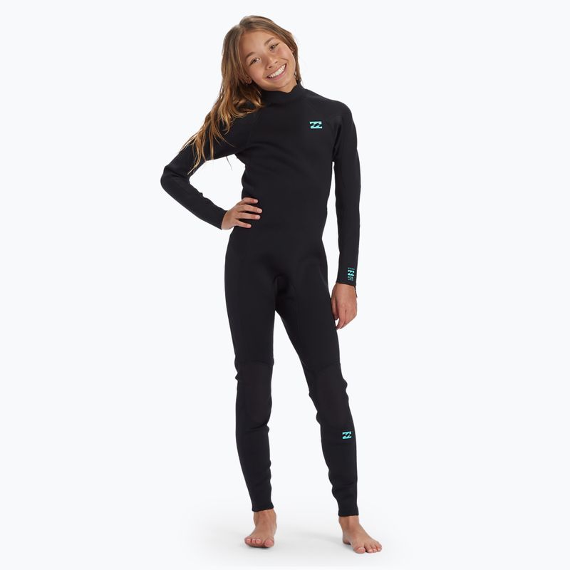 Vaikiškas plaukimo hidrokostiumas Billabong 3/2 mm Foil BZ FL black