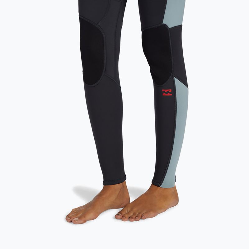 Moteriškas neopreno kostiumas Billabong 3/2 mm Foil Back Zip washed black 7