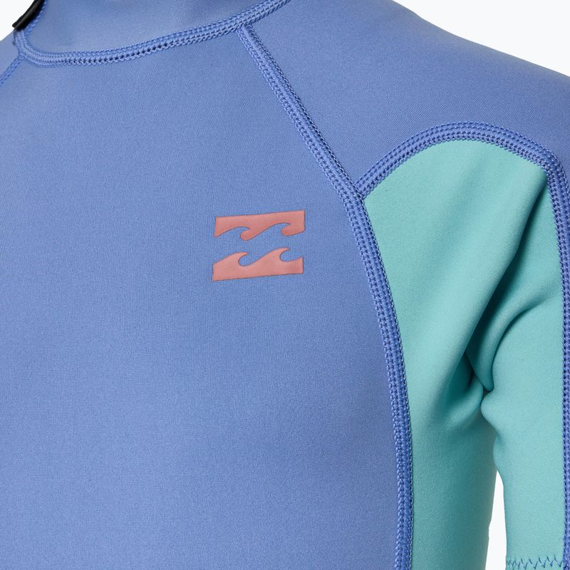 Vaikiškas plaukimo hidrokostiumas Billabong 2 mm Foil BZ Spring cosmic blue 4