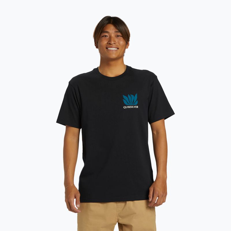 Vyriški marškinėliai Quiksilver Natural Forms Mor black