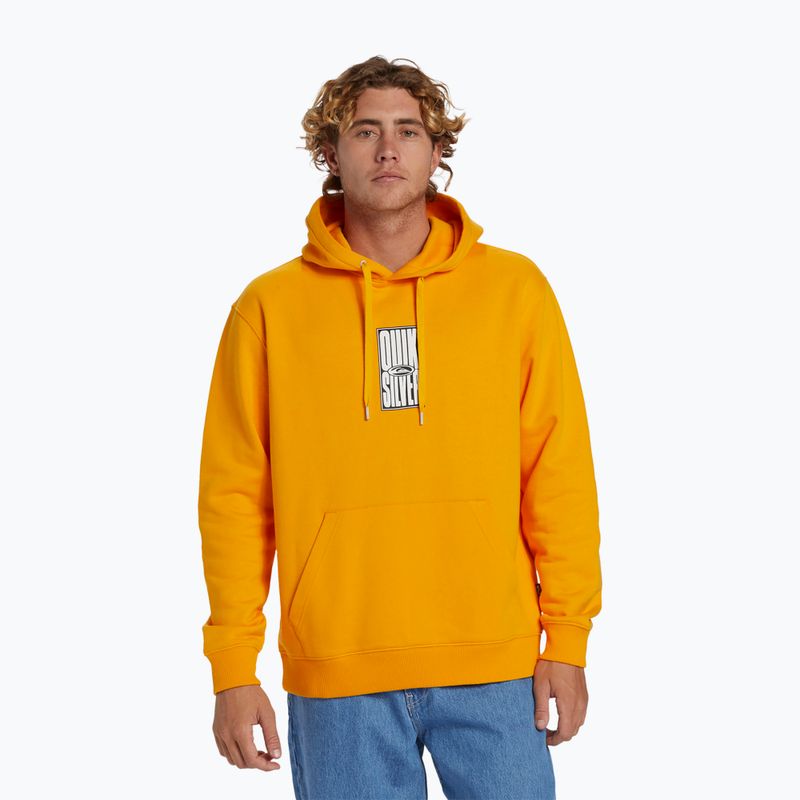 Vyriškas džemperis Quiksilver Saturn Hoodie radiant yellow