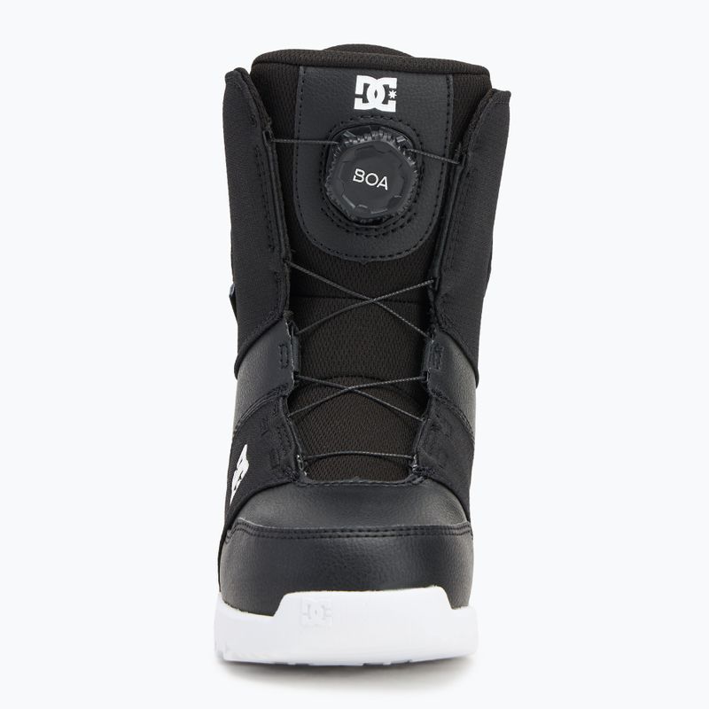 Vaikiški snieglenčių batai DC Youth Scout black/black/white 3