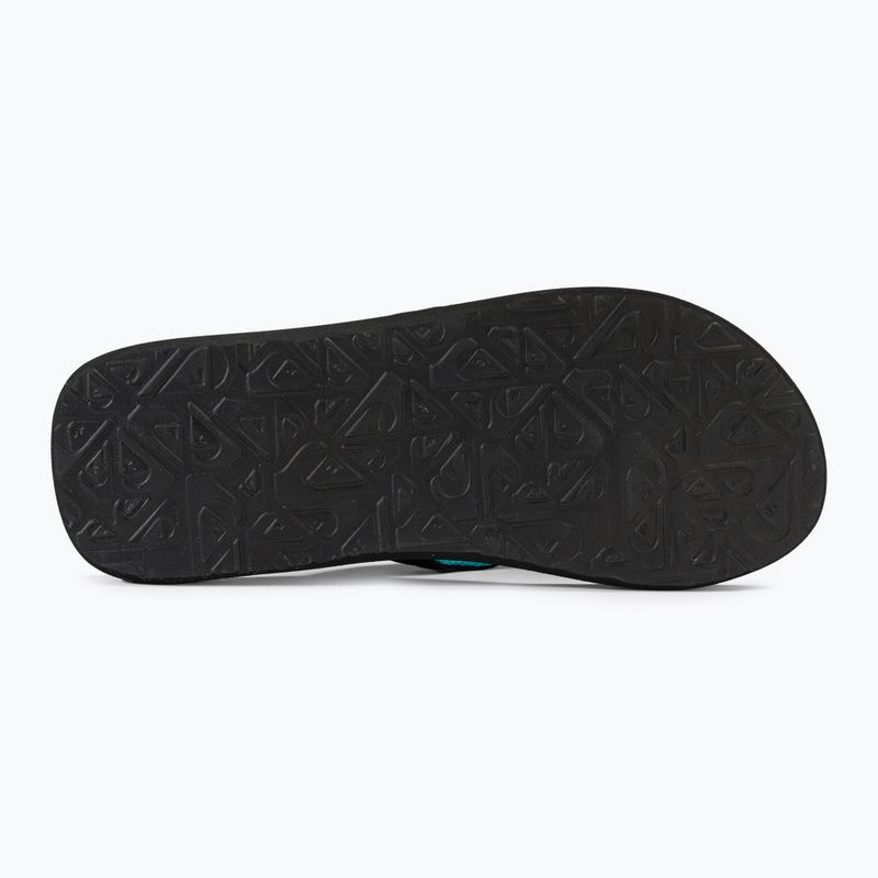 Vyriškos šlepetės per pirštą Quiksilver Molokai Layback II blue / black / blue 4