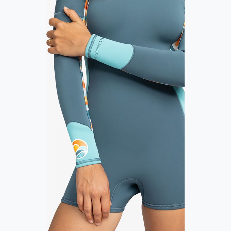 Moteriškas plaukimo hidrokostiumas ROXY 2.0 Swell Series Back Zip starglazer 6