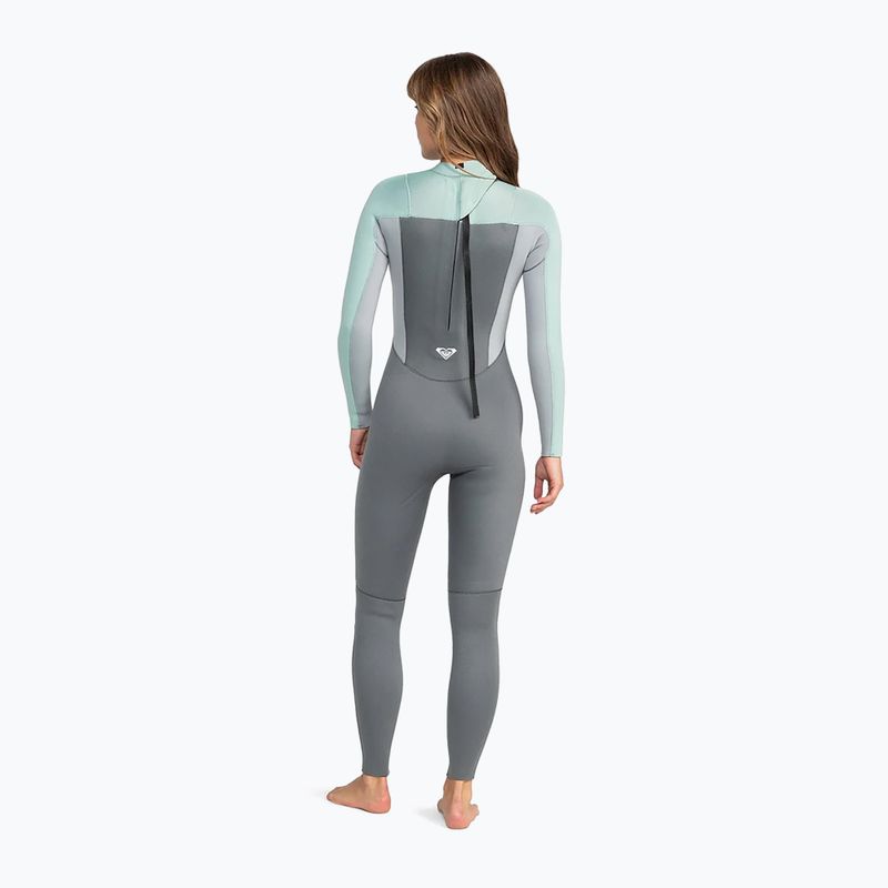 Moteriškas plaukimo kostiumas ROXY 4/3 mm Prologue Back Zip GBS Wetsuit ice green 2