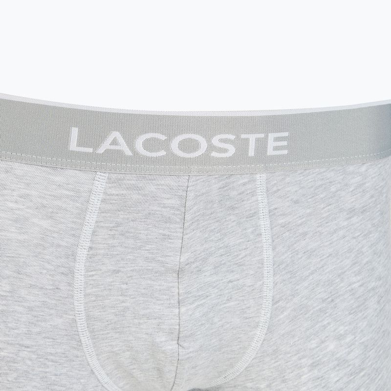 Lacoste boksininkų šortai 5H3389 NUA 3 poros juodos/baltos/sidabrinės spalvos chine 4