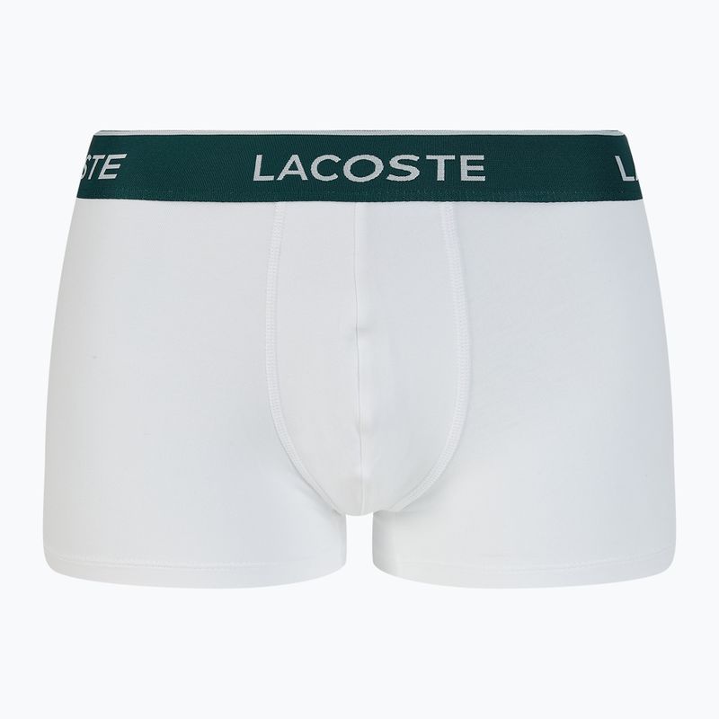 Lacoste boksininkų šortai 5H3389 NUA 3 poros juodos/baltos/sidabrinės spalvos chine 5