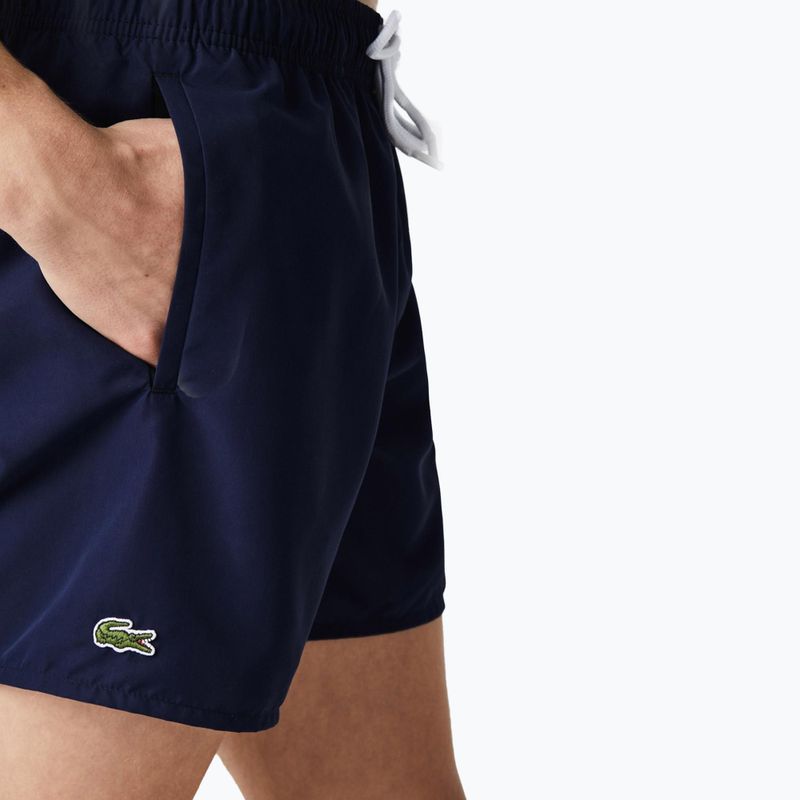 Vyriški Lacoste maudymosi šortai tamsiai mėlyni MH6270 4