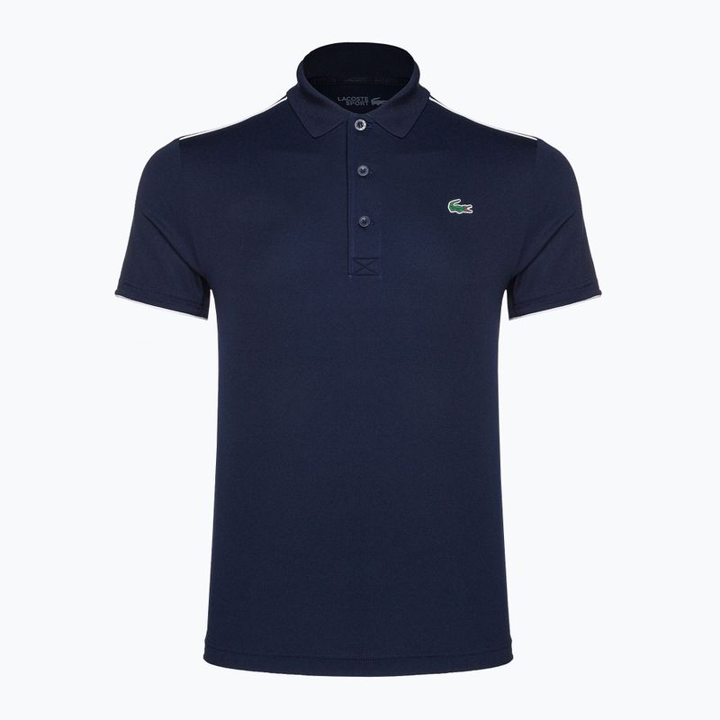 Lacoste vyriški teniso polo marškinėliai juodi DH2094