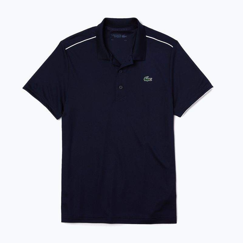 Lacoste vyriški teniso polo marškinėliai juodi DH2094 5