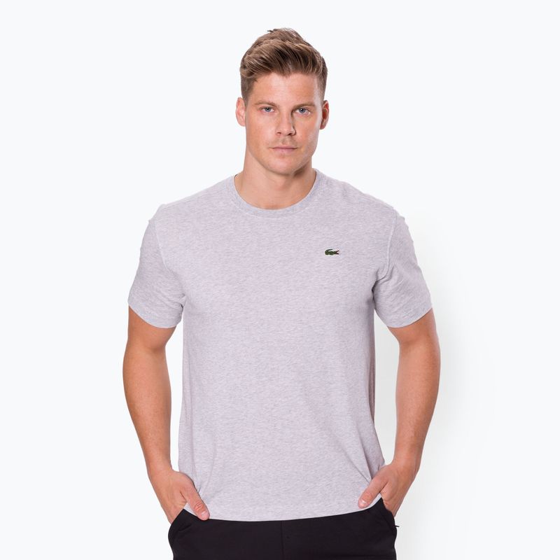 Lacoste vyriški teniso marškinėliai pilki TH7618 2