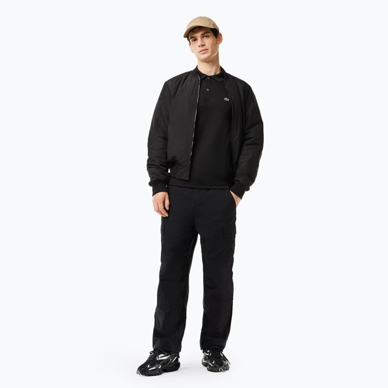 Lacoste vyriški polo marškinėliai DH2050 black 3