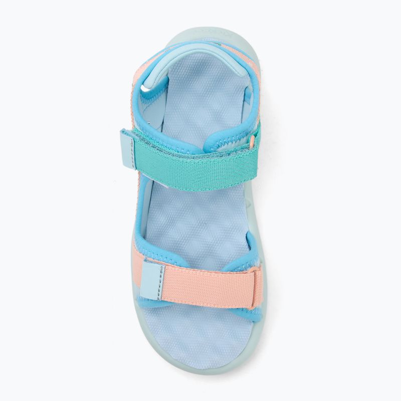 Vaikiški sandalai Kickers Kickjune blue/coral pink/green 5