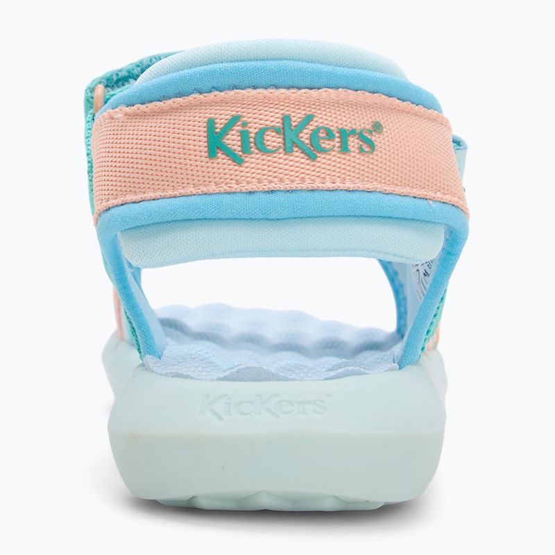 Vaikiški sandalai Kickers Kickjune blue/coral pink/green 6