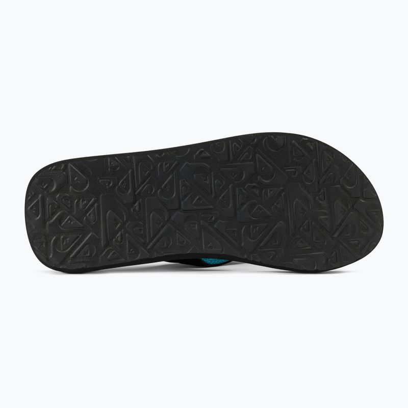 Vyriškos šlepetės per pirštą Quiksilver Molokai Layback II white / black / blue 4