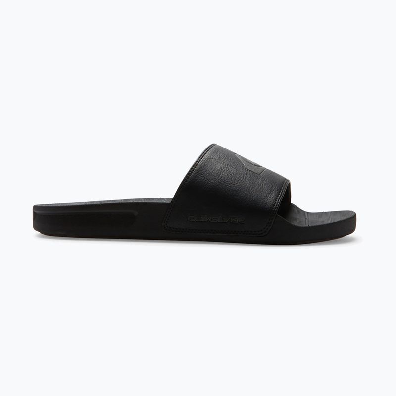 Vyriškos šlepetės Quiksilver Rivi Nubuck Slide black 1 2