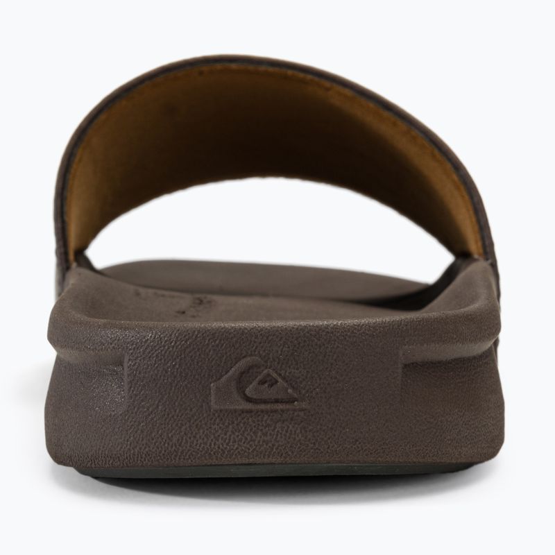 Vyriškos šlepetės Quiksilver Rivi Nubuck Slide brown 1 6
