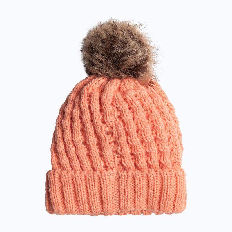 Vaikiška žieminė kepurė ROXY Blizzard Girl peach pink 2
