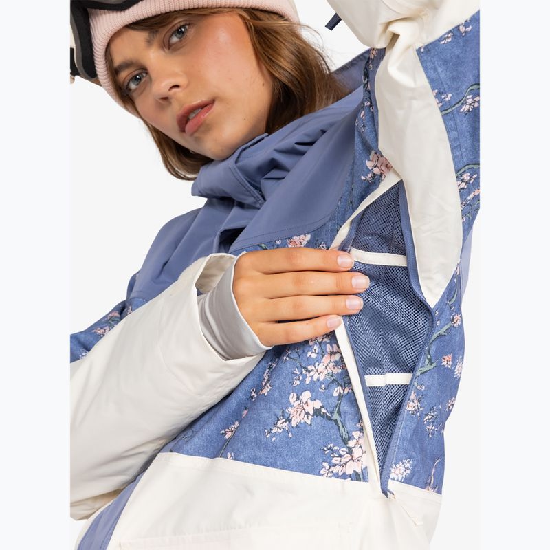 Moteriška snieglenčių striukė ROXY Chloe Kim Parka wild wind chloe blossom 5