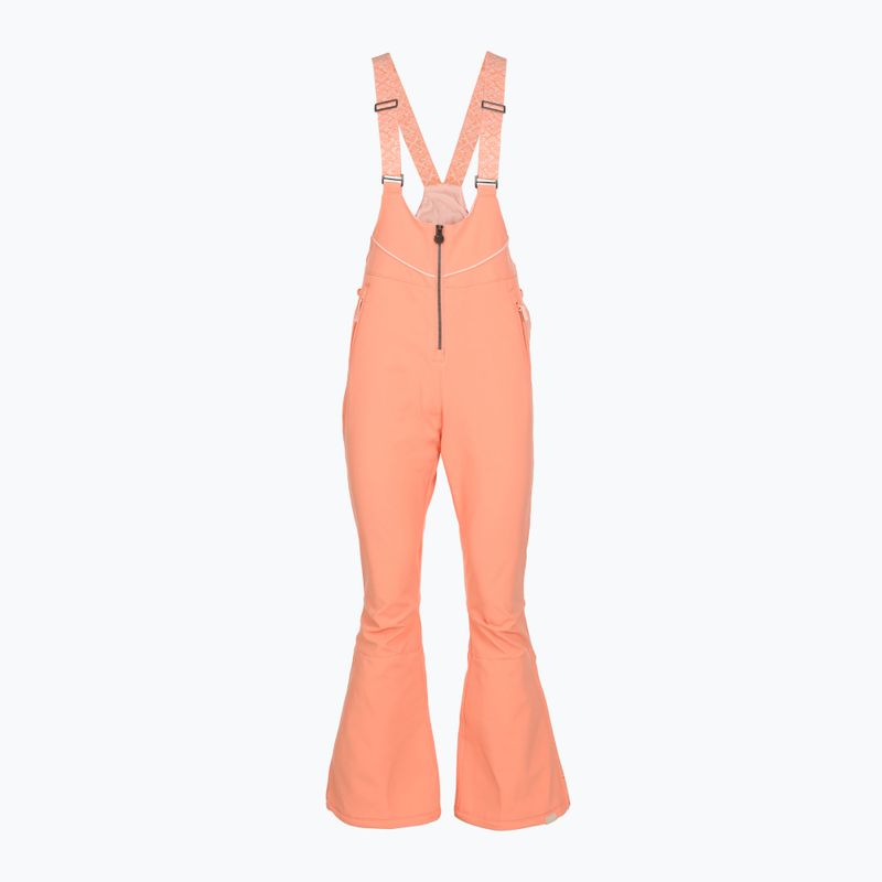 Moteriškos snieglenčių kelnės ROXY Summit Bib peach pink 7