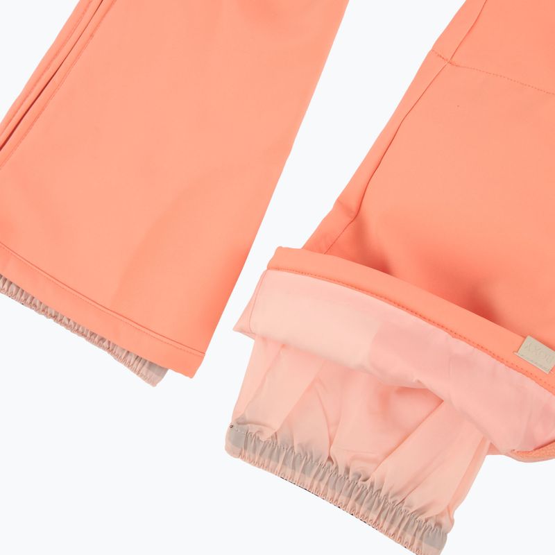 Moteriškos snieglenčių kelnės ROXY Summit Bib peach pink 11