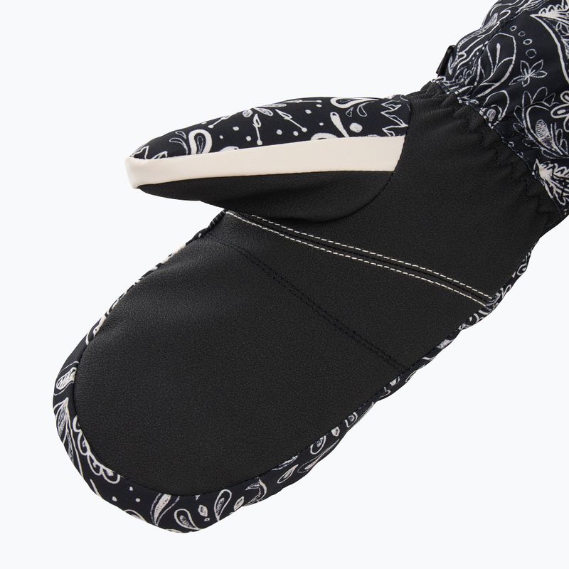 Moteriškos snieglenčių pirštinės ROXY Jetty Mitt true black bandanas 5