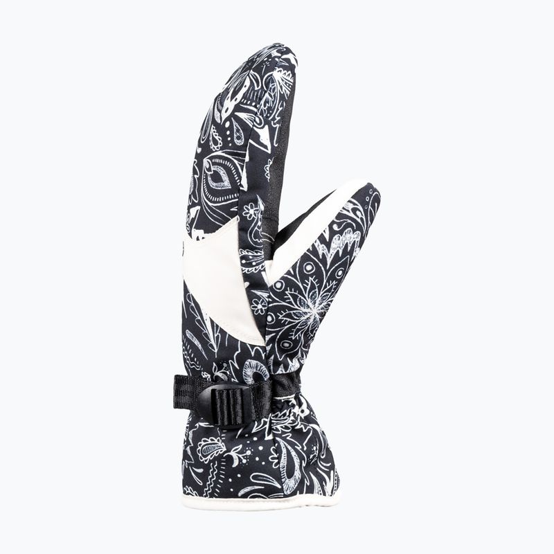 Moteriškos snieglenčių pirštinės ROXY Jetty Mitt true black bandanas 8