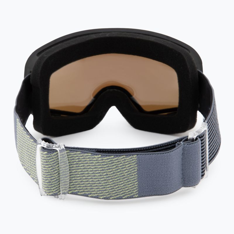 Vaikiški snieglenčių akiniai Quiksilver Shredder Boy flint stone/blue ml 2