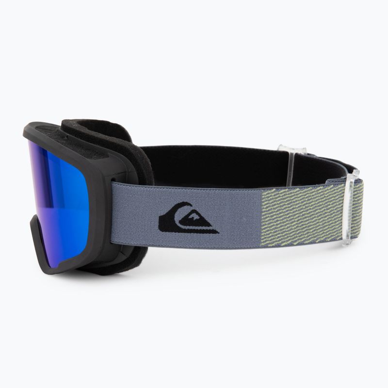 Vaikiški snieglenčių akiniai Quiksilver Shredder Boy flint stone/blue ml 4