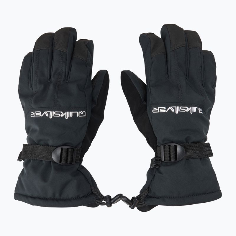 Vyriškos snieglenčių pirštinės Quiksilver Mission true black 2