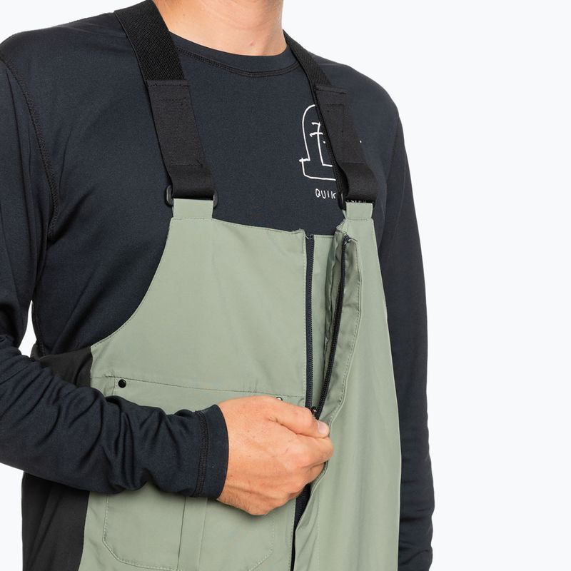 Vyriškos snieglenčių kelnės Quiksilver Utility Bib sea spray 5