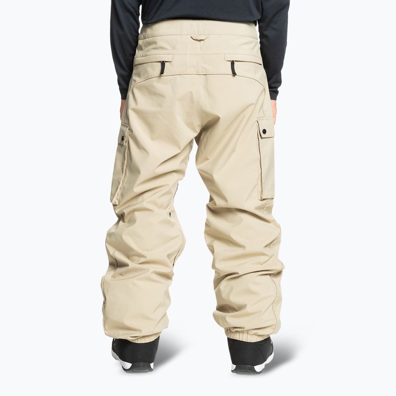 Vyriškos snieglenčių kelnės Quiksilver Snow Down Cargo twill 2