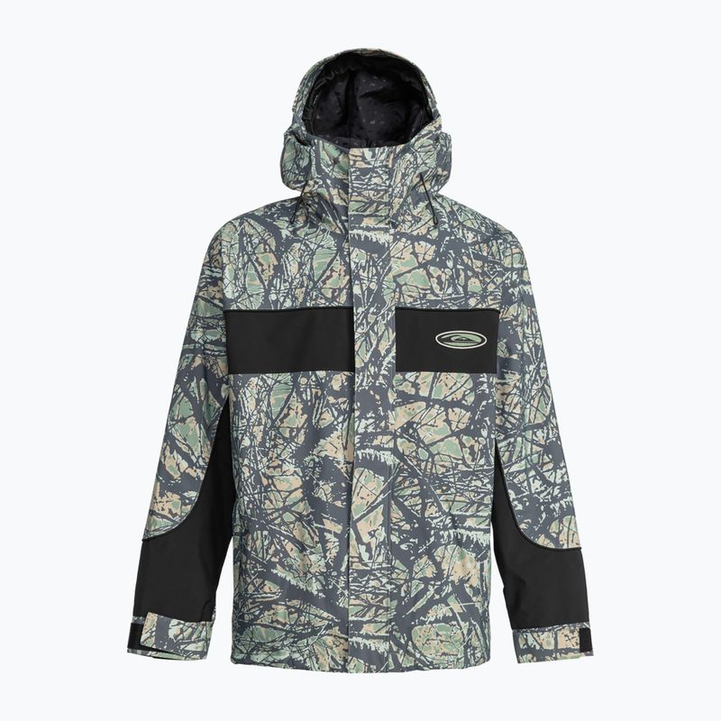 Vyriška snieglenčių striukė Quiksilver High Altitude 20K woodland abstract sea spray 5