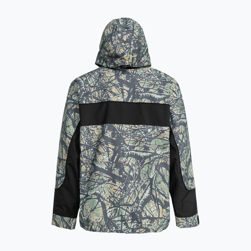 Vyriška snieglenčių striukė Quiksilver High Altitude 20K woodland abstract sea spray 6
