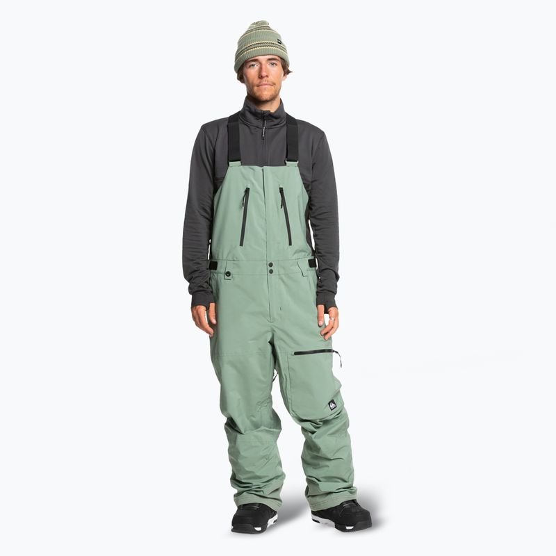 Vyriškos snieglenčių kelnės Quiksilver Altostratus Stret Gore-Tex Bib sea spray