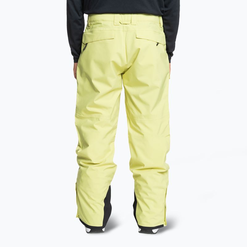 Vyriškos snieglenčių kelnės Quiksilver Utility celery green 3