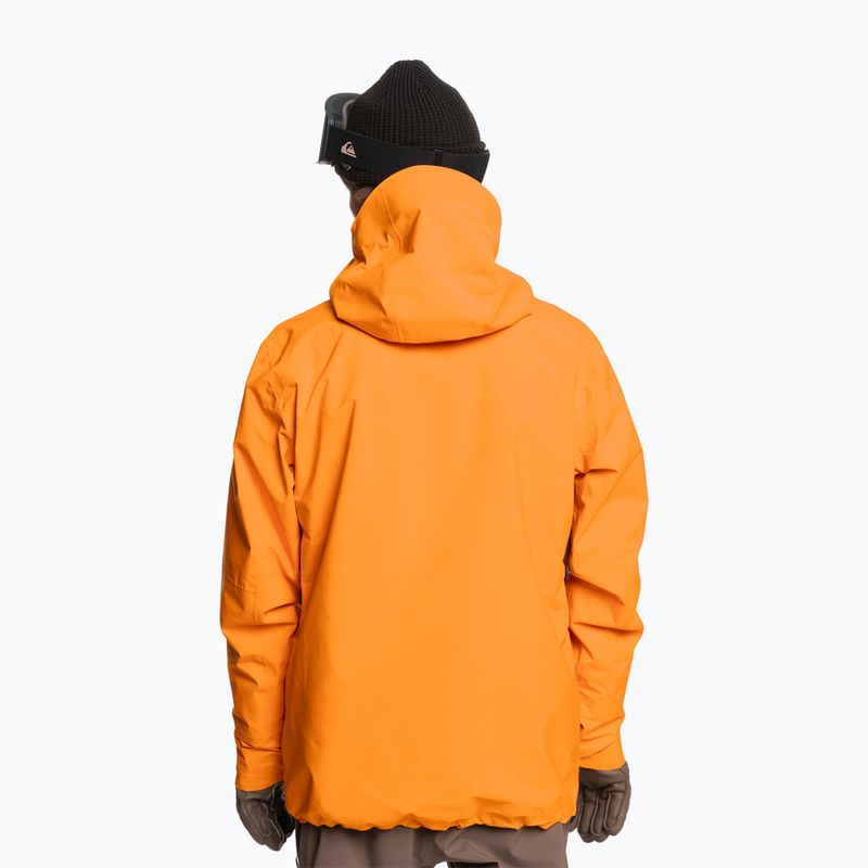 Vyriška snieglenčių striukė Quiksilver Pro Path Goretex 2L orange pepper 2