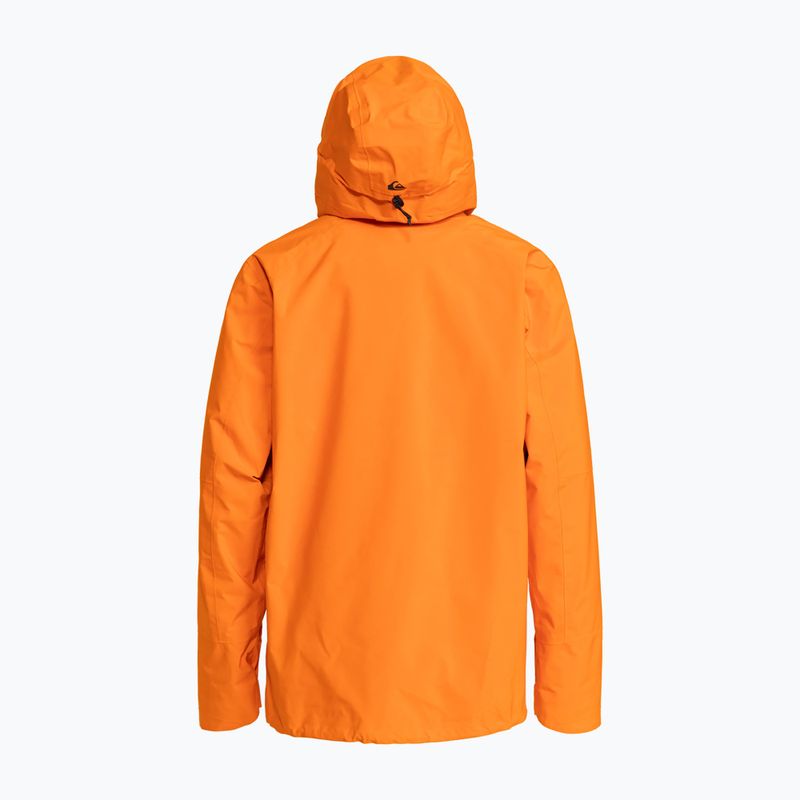 Vyriška snieglenčių striukė Quiksilver Pro Path Goretex 2L orange pepper 6