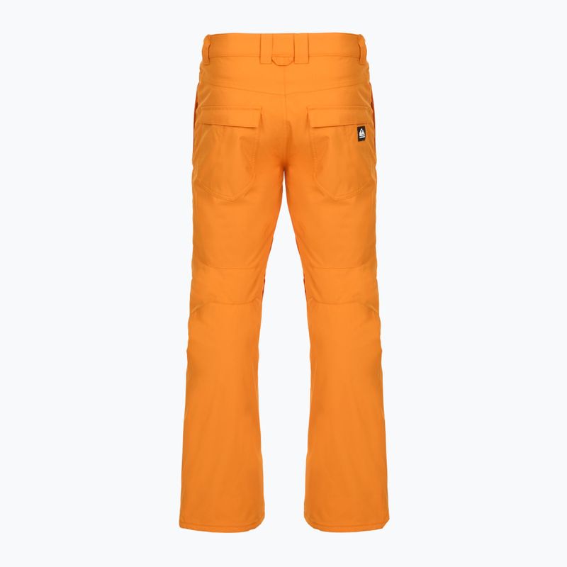 Vyriškos snieglenčių kelnės Quiksilver Estate orange pepper 8