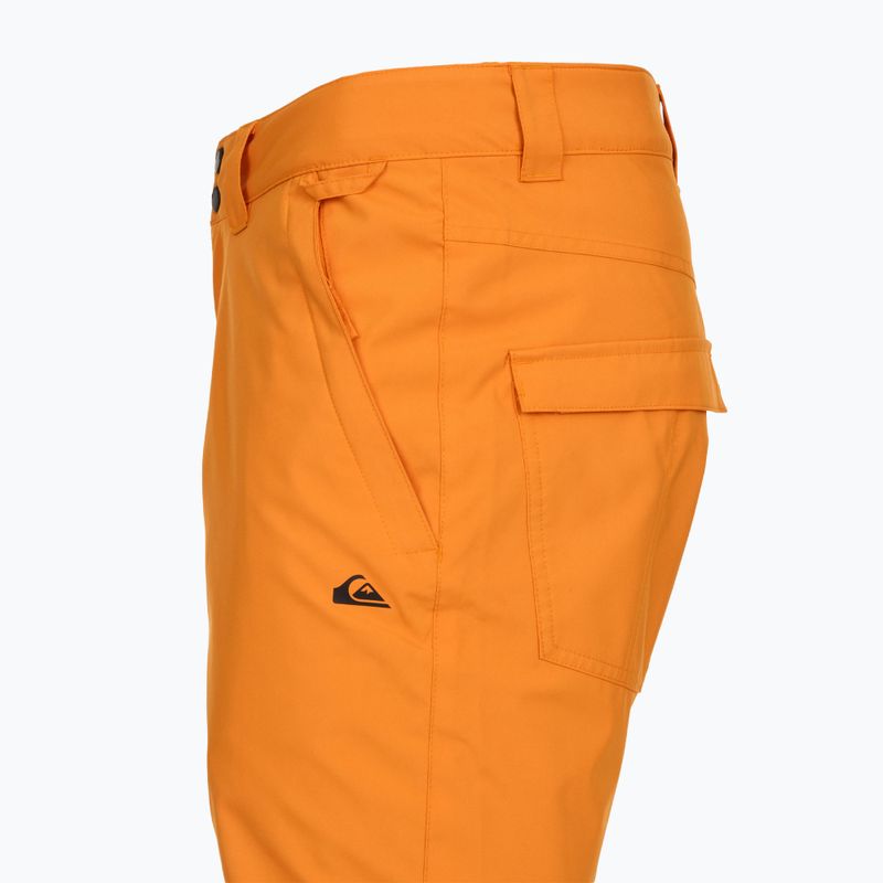 Vyriškos snieglenčių kelnės Quiksilver Estate orange pepper 9