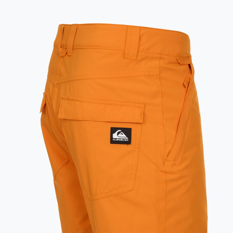 Vyriškos snieglenčių kelnės Quiksilver Estate orange pepper 10