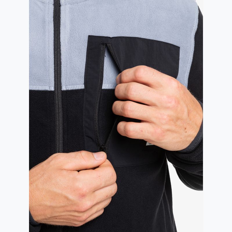 Vyriškas snieglentės džemperis Quiksilver Aker Full Zip Fleece  true black 4