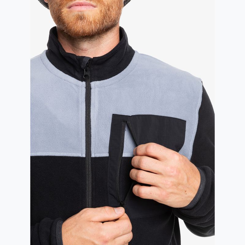 Vyriškas snieglentės džemperis Quiksilver Aker Full Zip Fleece  true black 5