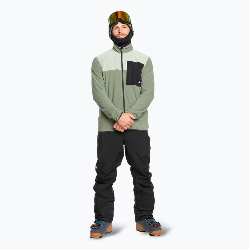 Vyriškas snieglentės džemperis Quiksilver Aker Full Zip Fleece sea spray 2